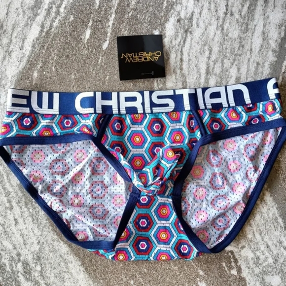 Andrew Christian Other - 🆕 Andrew Christian Men's Carlton Mesh Brief Underwear Size Medium